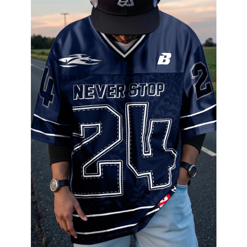 2026 Zomer Vintage Heren Overs - Streetwear Brand Football Jersey recensie en prijs
