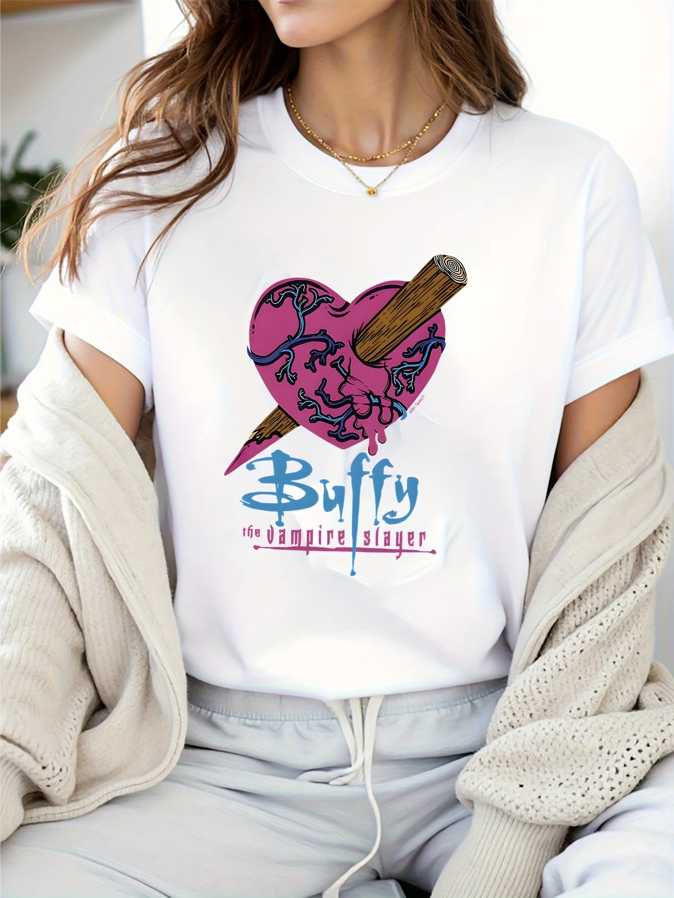 Vrijetijdsmode T-shirt met kor - Streetwear Brand Heart recensie en prijs